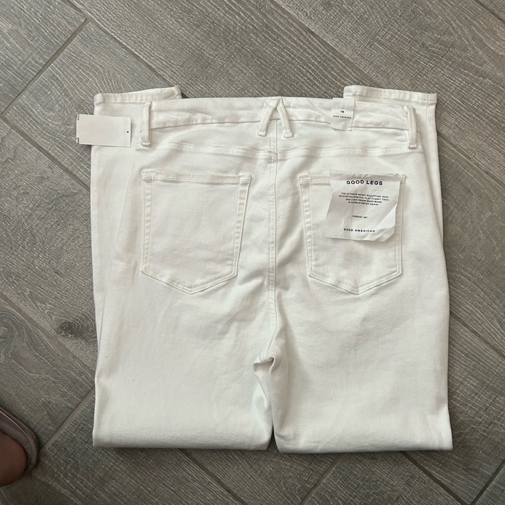 Good American Women's White Skinny Jeans